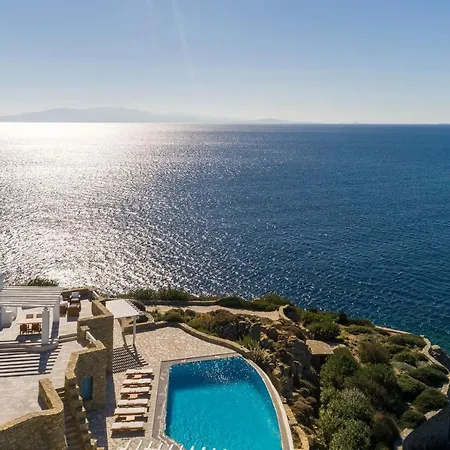 Villa Presidential Mykonos Poseidonia 5 Bedrooms Stunning Sea Views Psarrou
