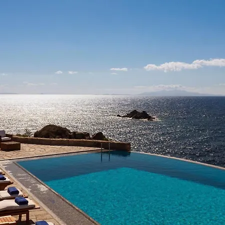 Presidential Mykonos Poseidonia 5 Bedrooms Stunning Sea Views Psarrou Villa Mykonos Town