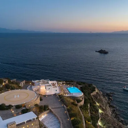 Villa Presidential Mykonos Poseidonia 5 Bedrooms Stunning Sea Views Psarrou *